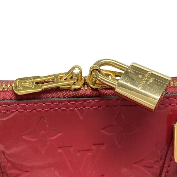 LOUIS VUITTON Alma PM Rose Indian Monogram Vernis - Handbag 776-082225 - Picture 9 of 13